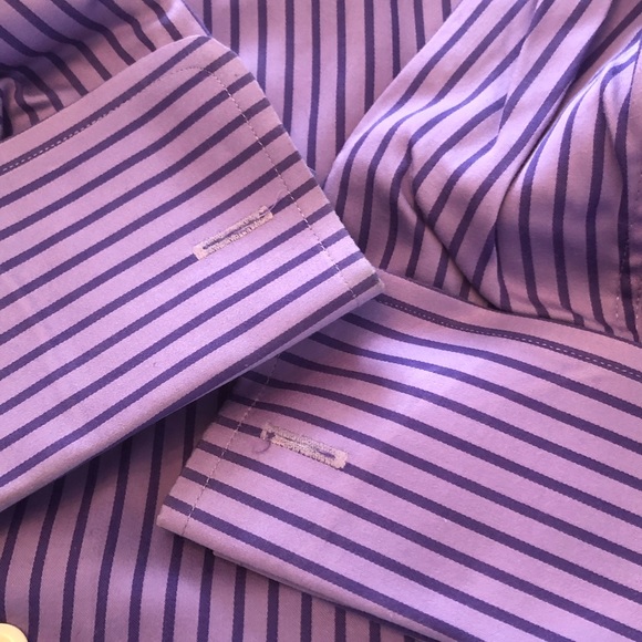 Men’s David Donahue French Cuff Shirt - Picture 4 of 6